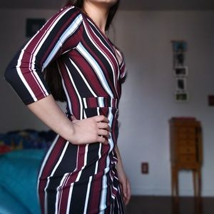 Cute stripped dress